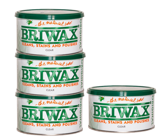 Briwax Original Natural Wax Polish – CLEAR 400g