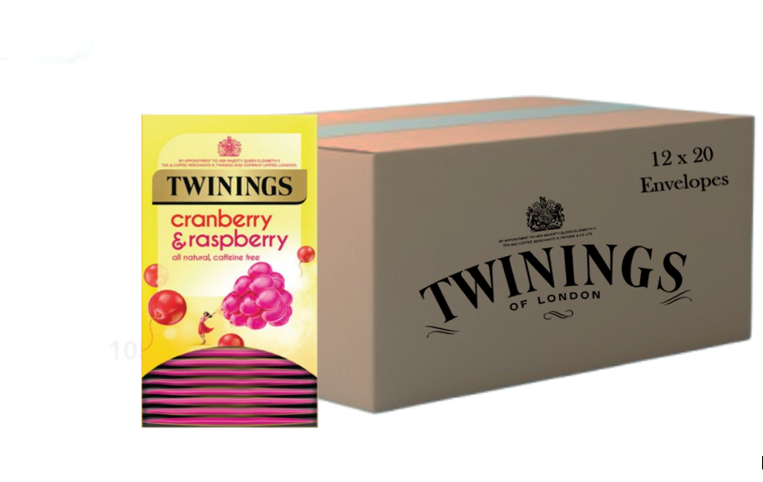Twinings Cranberry & Raspberry {Individually Wrapped} Tea 20's