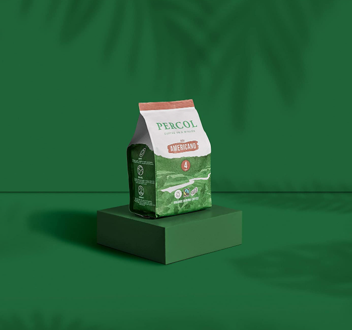 Percol Fairtrade All Day Americano Ground Coffee 200g