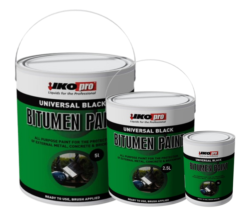 IKOpro Black Bitumen Paint 2.5lt