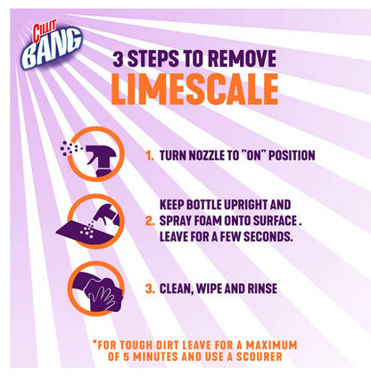Cillit Bang Limescale Remover Cleaner 750ml - UK BUSINESS SUPPLIES