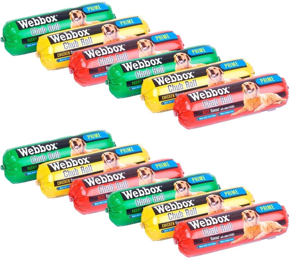 Webbox Dog Food Chub Roll Assorted 8 x 720g