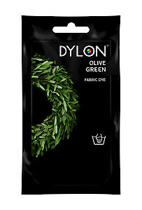 Dylon Hand Fabric Dye Sachet For Clothes And Soft Furnishings 50g - Olive Green