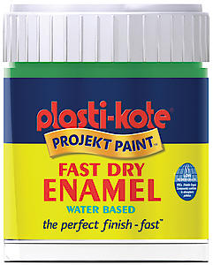 Plastikote B26W 59 Ml Enamel Paint Bottle - Clear