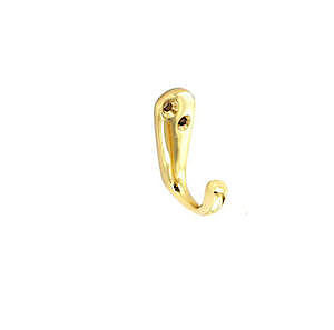 Sec Robe Hook 50Mm Brs S2566*
