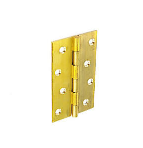Securit S4205 Brass Butt Hinges
