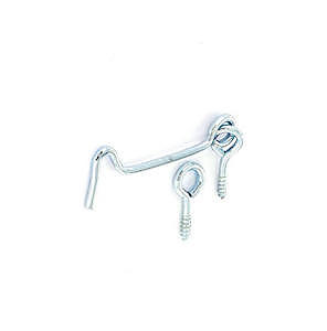 Sec 100Mm Gate Hook+Eye Zp S6342