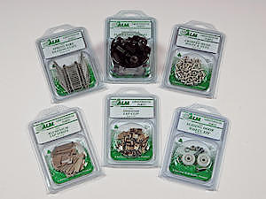 Alm Aluminium Cropped Head Nuts & Bolts (Pack 20) - Gh003, Silver