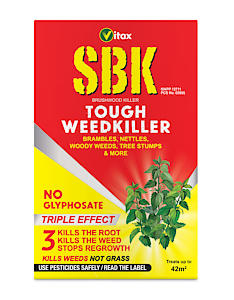 Vitax SBK Tough Weedkiller, Kills Down To The Roots 125ml