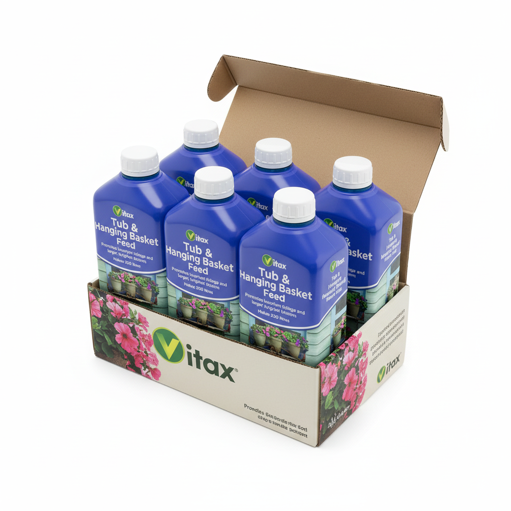 Vitax Tub & Hanging Basket Feed | 1 x  1 Litre