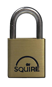 Henry Squire Lion Premium Solid Brass 4 Pin Padlock, 24.5 Mm (Length)