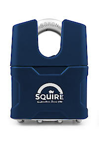 Henry Squire 39Cs Stronglock Laminated Closed Shackle 4 Pin Double Locking Padlock, Blue, 51 Mm