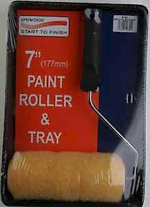LG Harris Lynwood 7" Simulated Sheepskin Roller Set | Tray, Roller and 7" Sleeve.