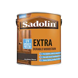 Sadolin Extra Durable Woodstain 2.5Lt - Jacobean Walnut