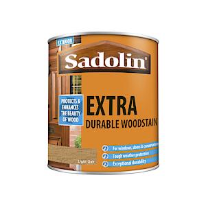 Sadolin Extra Durable Woodstain 1Lt - Light Oak