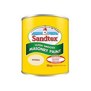 Sandtex 150Ml Tester Pot Oatmeal Ultra Smooth Masonry Paint