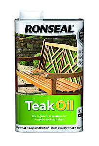 Ronseal Matt Teak Furniture Wood oil, 500ml