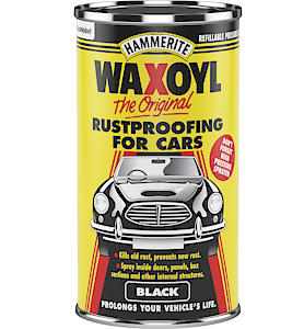 Hammerite Ham6702117 2.5L Waxoyl Black Pressure Can
