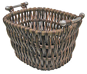 Galleon Fireplaces Bampton Medium Fireside Fireplace Log Carrying Baskets Original Product