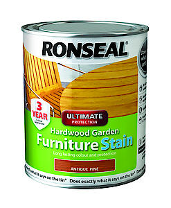 Ronseal Hwfsdo750 Hardwood Furniture Stain English Oak 750Ml
