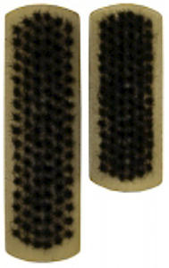 Elliott Wooden Handle Shoe And Boot Brush - Restore Clean And Polish 2 Pack