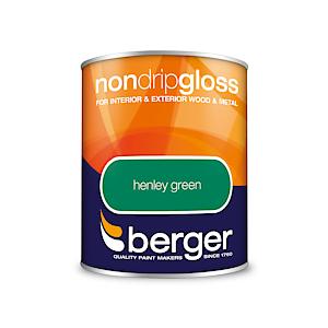 Berger Non Drip Gloss 750Ml Henley Green