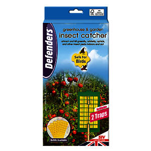 Defenders Greenhouse & Garden Insect Catcher Twinpack All-In-One Kit