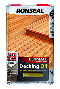 Ronseal Ultimate Decking Oil 5L Natural Pine [37300]