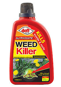 Doff Advanced Concentrated Weedkiller | Kills Deep Rooted Weeds | 1 Litre