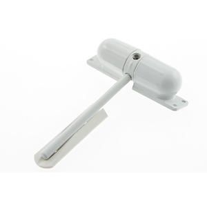 Burg Wachter Spring Loaded Adjustable Auto Closing Door Closer | Home & Commercial | White.