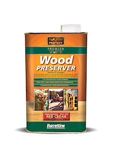 Barrettine Wood Protective Treatment | Fade Resistant | 1 Litre | Red Cedar
