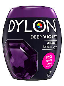 Dylon All In 1 Fabric Dye Deep Violet 350G