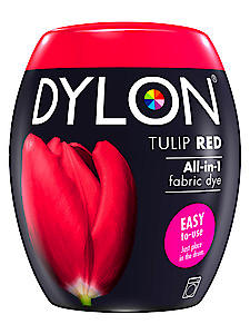 Dylon All In 1 Fabric Dye Tulip Red 350G