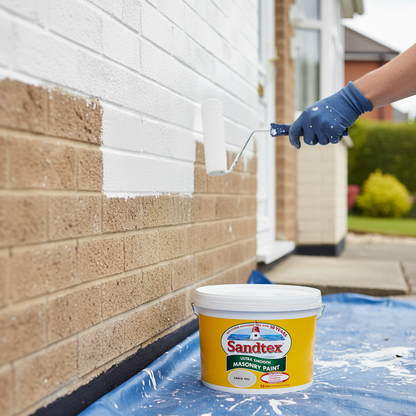 Sandtex Ultra Smooth Masonry Paint | Chalk Hill | 1 x 10L Tub