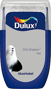 Dulux Walls & Ceilings Tester Paint, Chic Shadow, 30 Ml