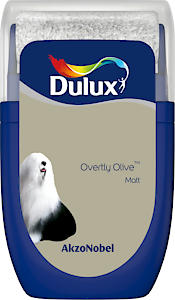 Dulux Walls & Ceilings Tester Paint, Overtly Olive, 30 Ml