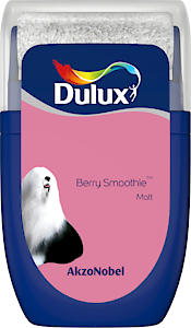Dulux Walls & Ceilings Tester Paint, Berry Smoothie, 30 Ml