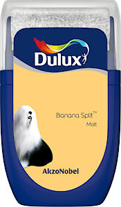 Dulux Walls & Ceilings Tester Paint, Banana Split, 30 Ml