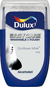 Dulux Easycare Washable & Tough Tester Paint, Cornflower White, 30 Ml