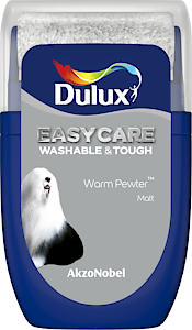 Dulux Easycare Washable & Tough Tester Paint, Warm Pewter, 30 Ml