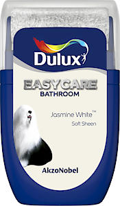 Dulux Easycare Bathroom Tester Paint, Jasmine White, 30 Ml