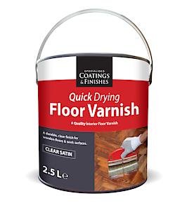 Barrettine Quick Drying Floor Varnish - 2.5L - Clear Satin