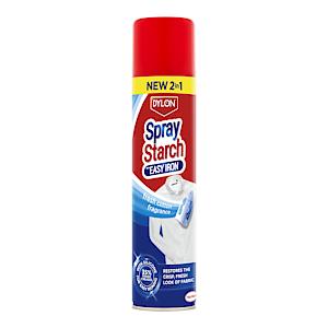 Dylon Easy Iron Spray Starch, Fresh Cotton Fragrance, 300ml