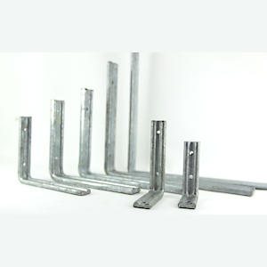Galv Fluted Angle Bracket 6X5