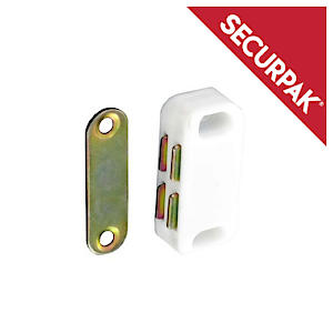 Magnetic catch White 38mm (2)