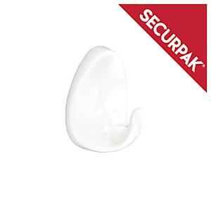 Oval self adhesivehook White M(4)