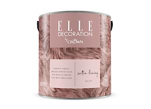 Elle Decoration By Crown 2.5L Flat Matt Emulsion Paint - Satin Lining No 415
