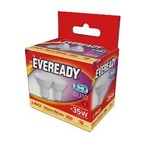 ER LED GU10 3.1W 235LM WW 2Pk