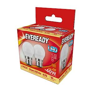 ER LED G 470LM 5.2W Opal B22 WW 2