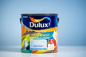 Dulux Easycare Washable & Tough Matt Emulsion Paint - Bright Skies - 2.5 Litre, 5599870